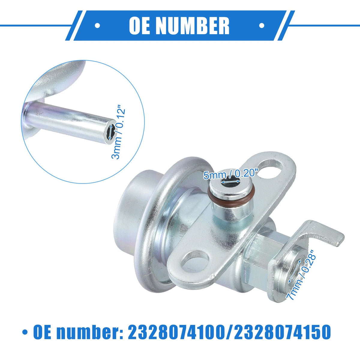 Fuel Injection Pressure Regulator for Toyota Camry Celica MR2 (1990-2002)