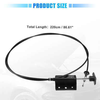 Hood Release Cable for Dodge D150 D250 W150 W250 Ramcharger (1990-1993)