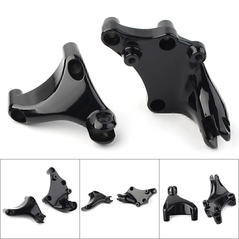 Rear Footrest Peg Mount Brackets for Harley Sportster XL1200C (2014-2021)