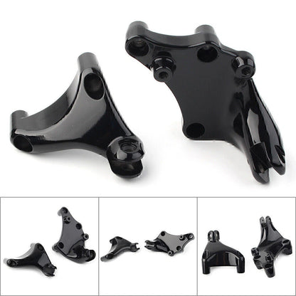 Rear Footrest Peg Mount Brackets for Harley Sportster XL1200C (2014-2021)