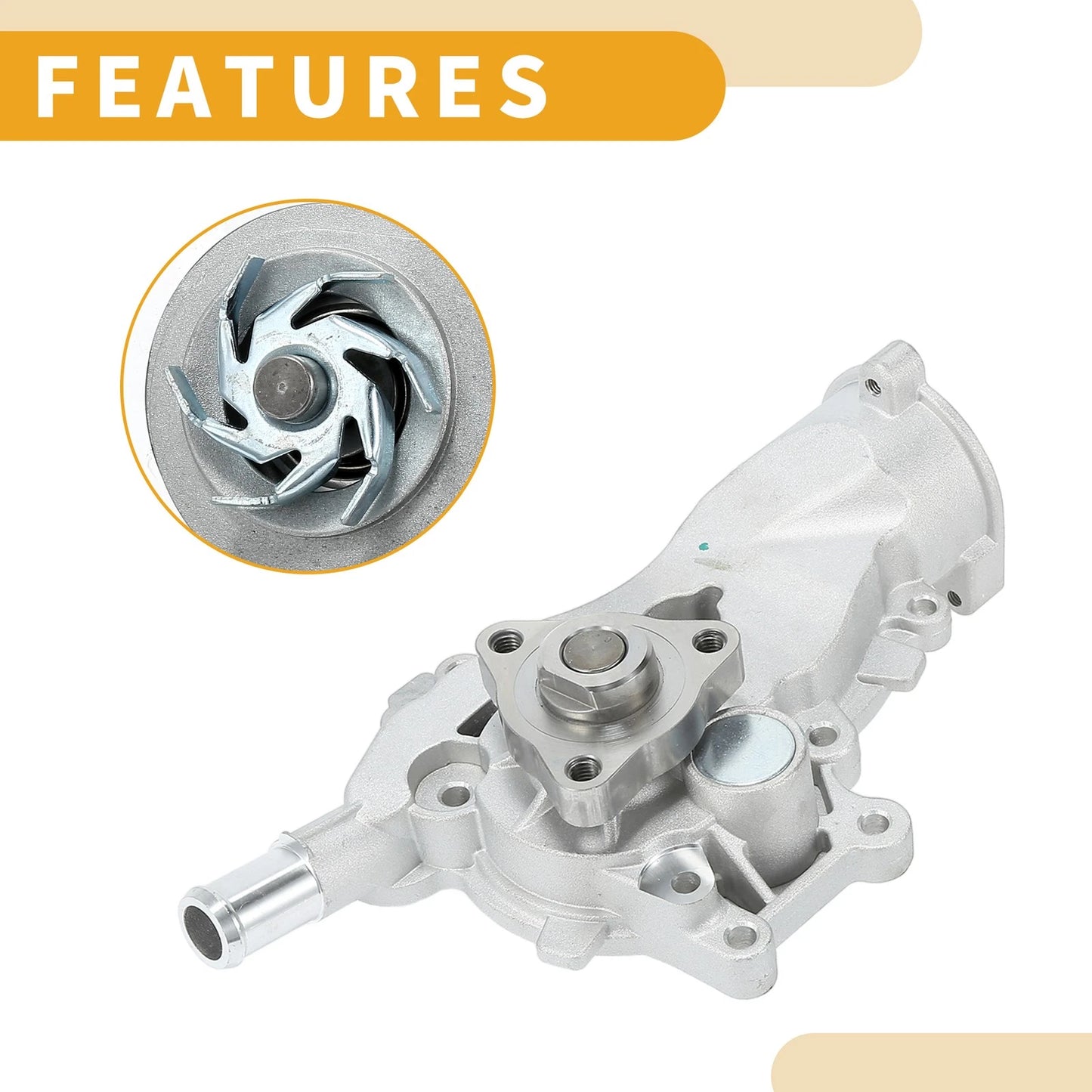 Water Pump Buick Encore 2013-2021 for Cruze 2011-2016 (2013-2021,2011-2016)