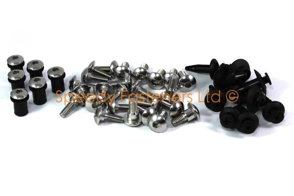 Parabrisas Acero Inoxidable Completo for Honda VFR800 (1998–2001)