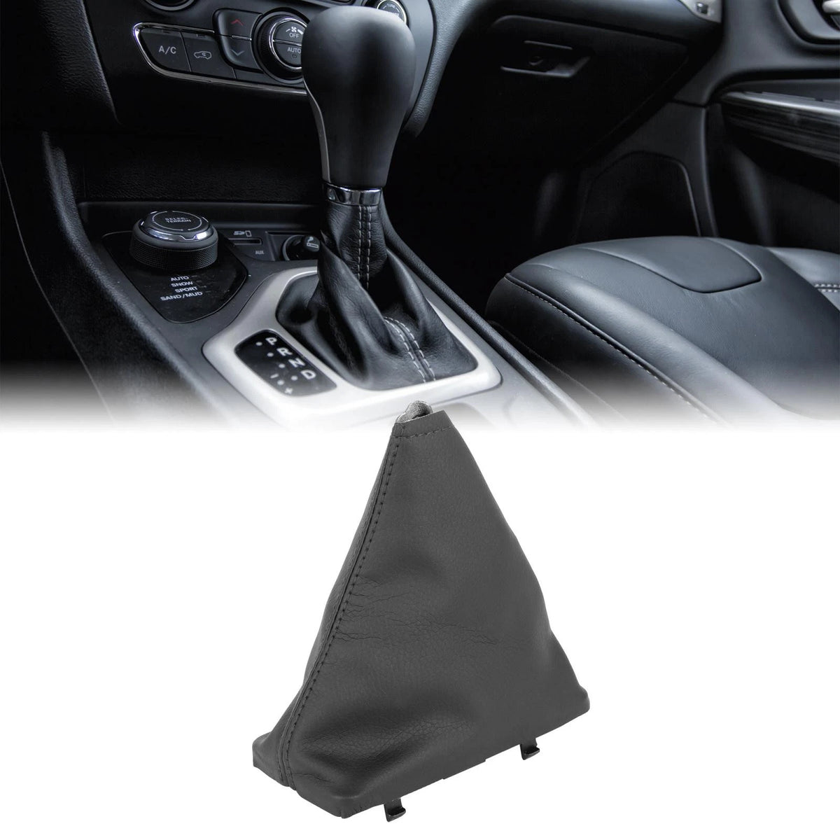 PU Leather Gear Shifter Knob Boot Dust Cover for Ford Falcon 2008-2016