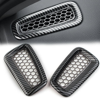 Carbon Fiber Dashboard L&R Air Outlet Vent Cover for 2022 Honda Civic 11th