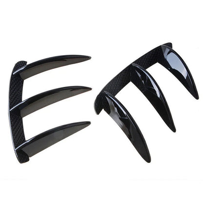 Rear Bumper Air Vent Spoiler Trim Glossy Black for Benz A-Class W176 (2013-2018)