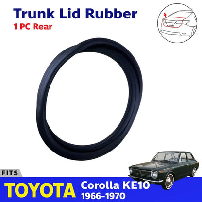 Trunk Lid Luggage Rubber Seal Weatherstrip Fits Toyota Corolla KE10 1966-70 D03