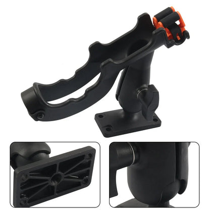 Adjustable Fishing Rod Holder with Silicone Sleeve for Kayaks