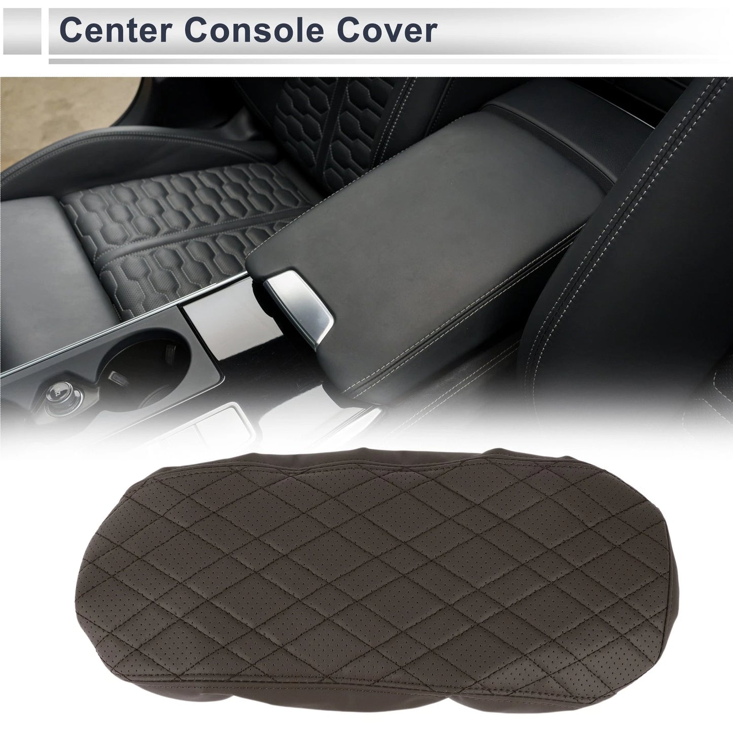 Center Console Cover for BMW 3 Series G20 (2020-2024) Deep Brown 1 Pc