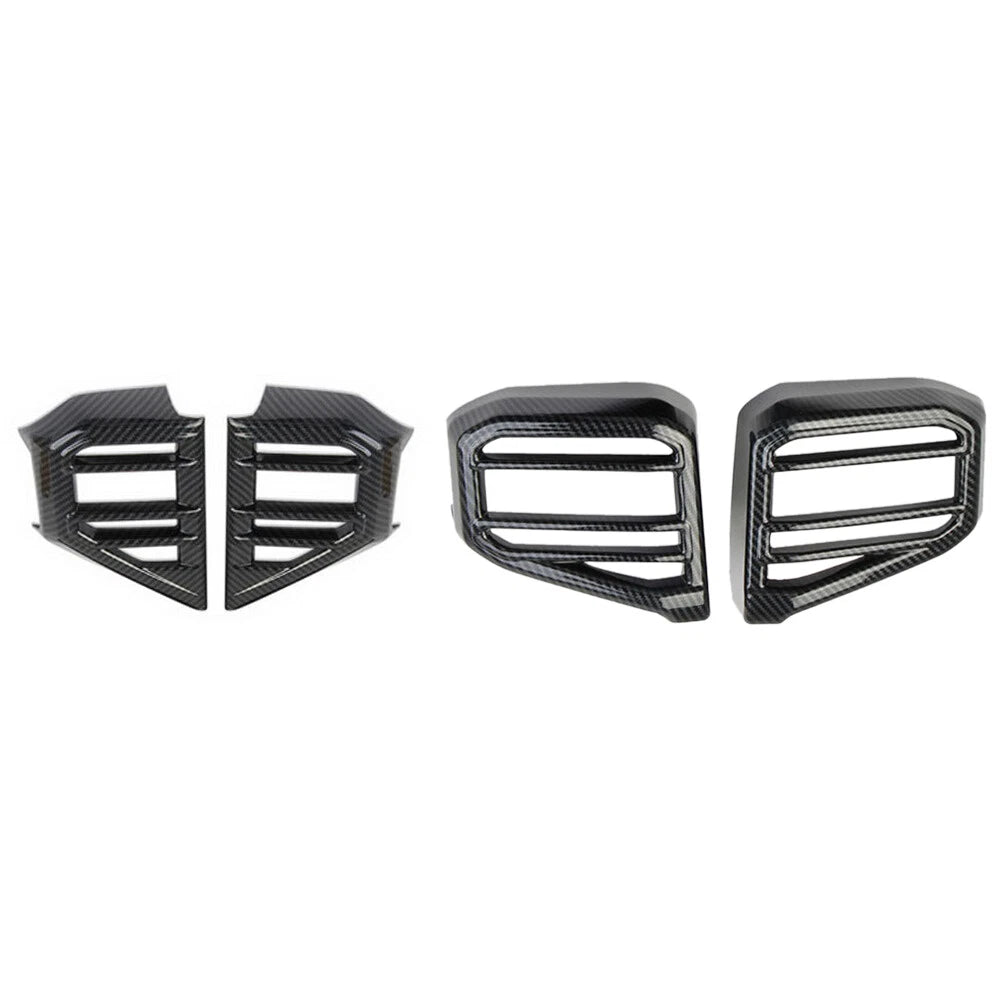 4x Dashboard Side Air Vent Outlet Cover Trim for Toyota Tundra (2022)