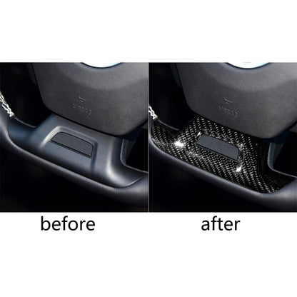 Carbon Fiber Steering Wheel Cover Trim for Chevrolet Camaro (2016-2020)