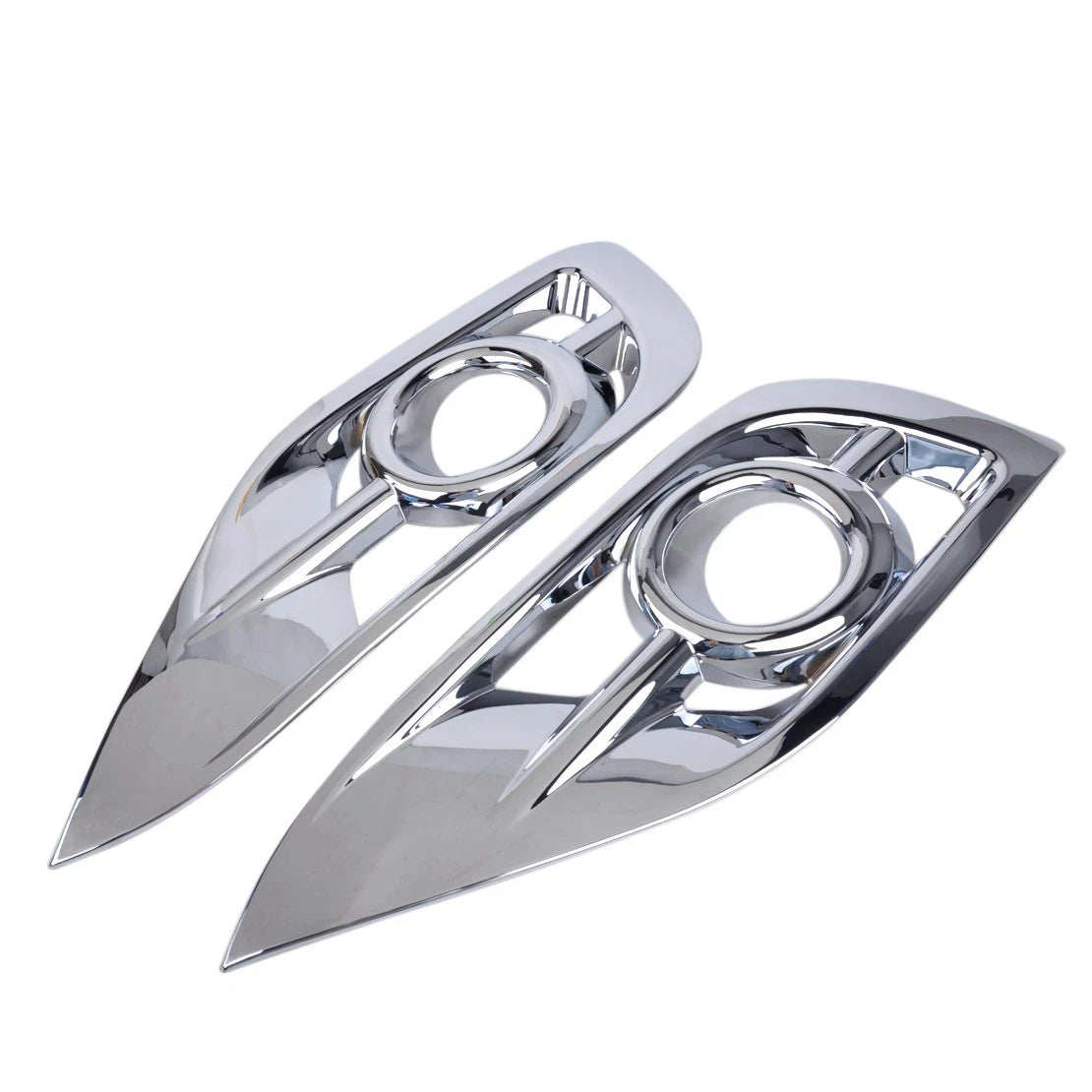 2 x Chrome Fog Light Frame Covers for Honda CR-V (2014)