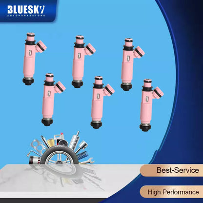 6PCS Fuel Injector for Toyota Kluger/Highlander 3.3L (2003-2007)