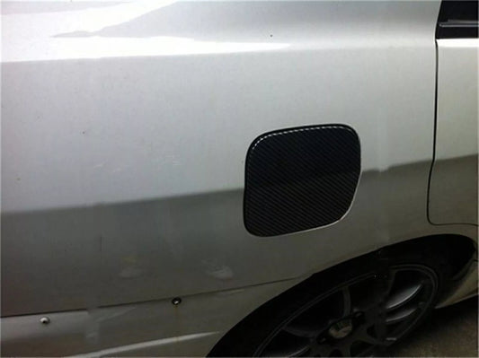 1pc Carbon Fiber Fuel Tank Cap Cover for Subaru Impreza WRX STi (2004-2007)