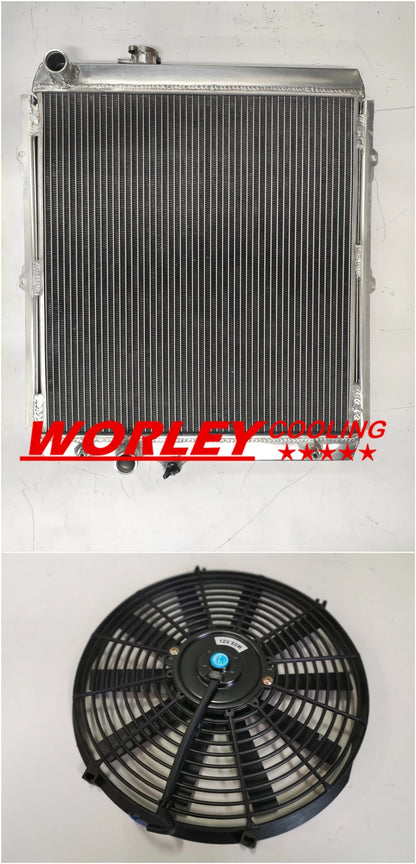 4ROW Aluminum Radiator for Hilux KZN165R 3.0L Diesel 4X2 4X4 (10/97-02/05)