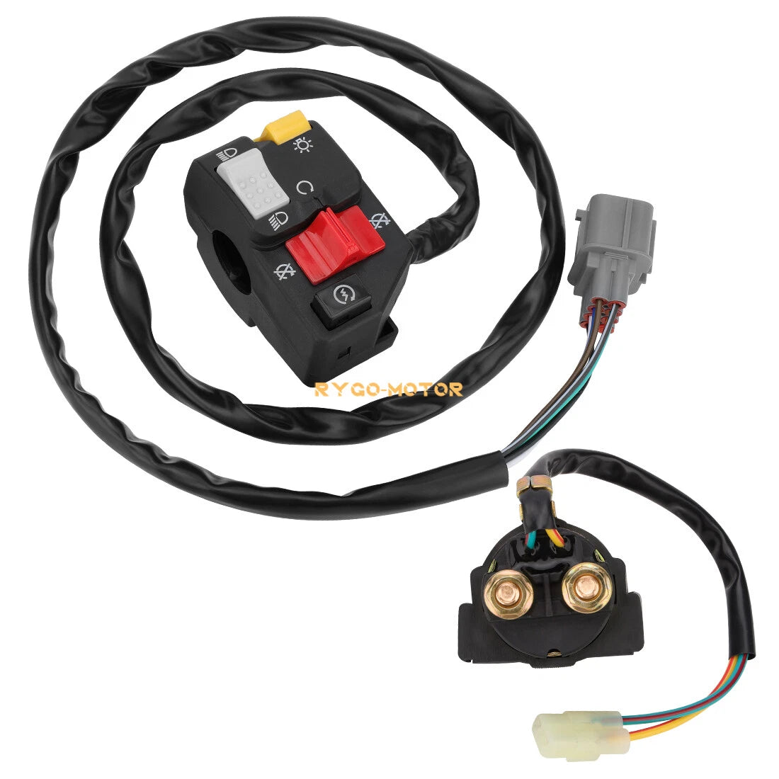 Handlebar & Starter Relay Switch for Honda Rancher 350 TRX350TM/FM (2000–2005)