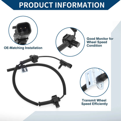 ABS Wheel Speed Sensor for Chevrolet Silverado Rear Left