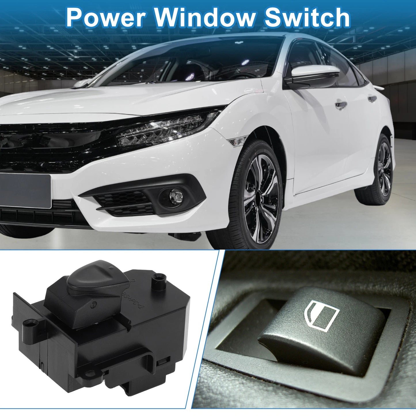 Rear Passenger Power Window Switch for Honda Civic (2001-2005)