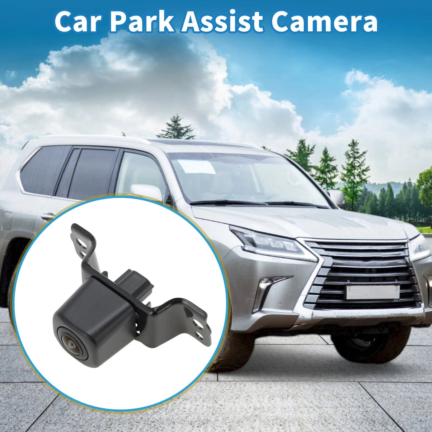 Front View Car Camera for Lexus LX570 Toyota Land Cruiser (2018–2021)
