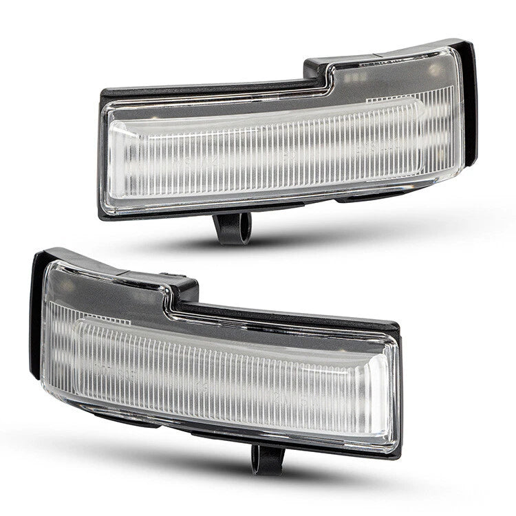 Clear Sequential Side Mirror Turn Signal Lights for Ford F-150 (2015–2018)