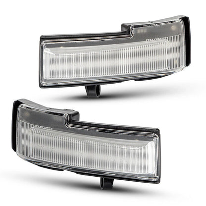 Clear Sequential Side Mirror Turn Signal Lights for Ford F-150 (2015–2018)