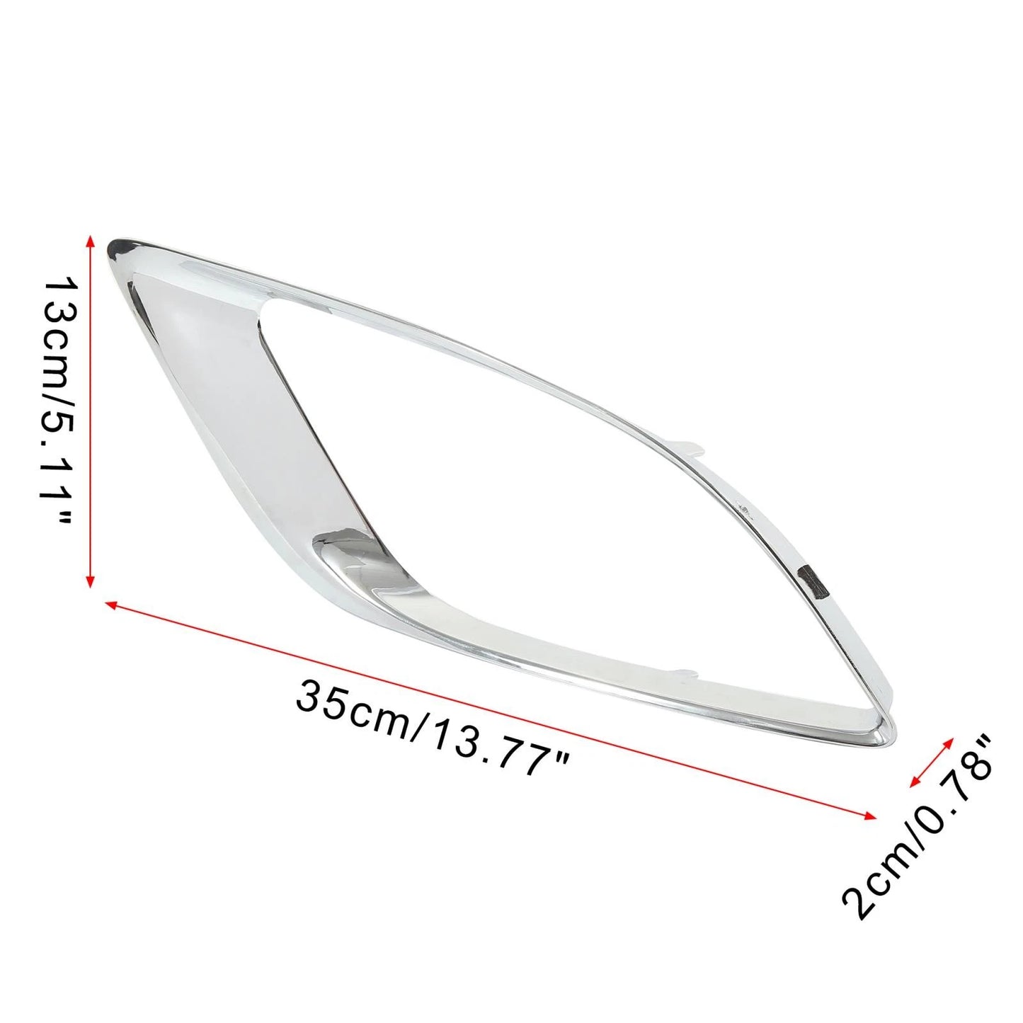 Fog Light Grille Covers for Dodge Durango (2011-2023) - 2 x Left & Right Pair