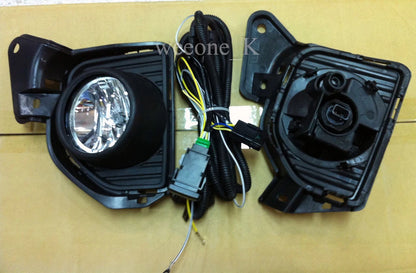 Fog Light Lamp Kit Black Cover for Toyota Hiace Commuter (2014-2018)