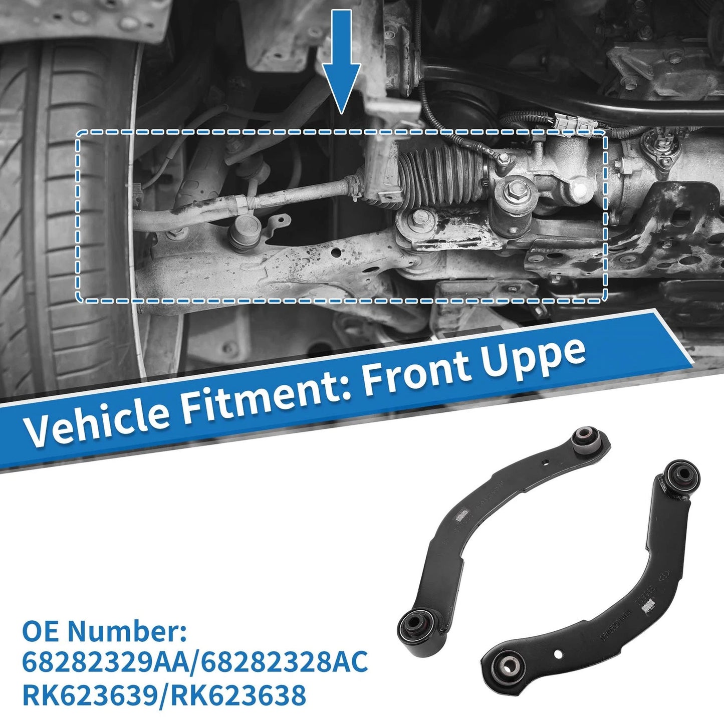 Front Upper Control Arms with Ball Joints for Dodge Durango (2016-2022)