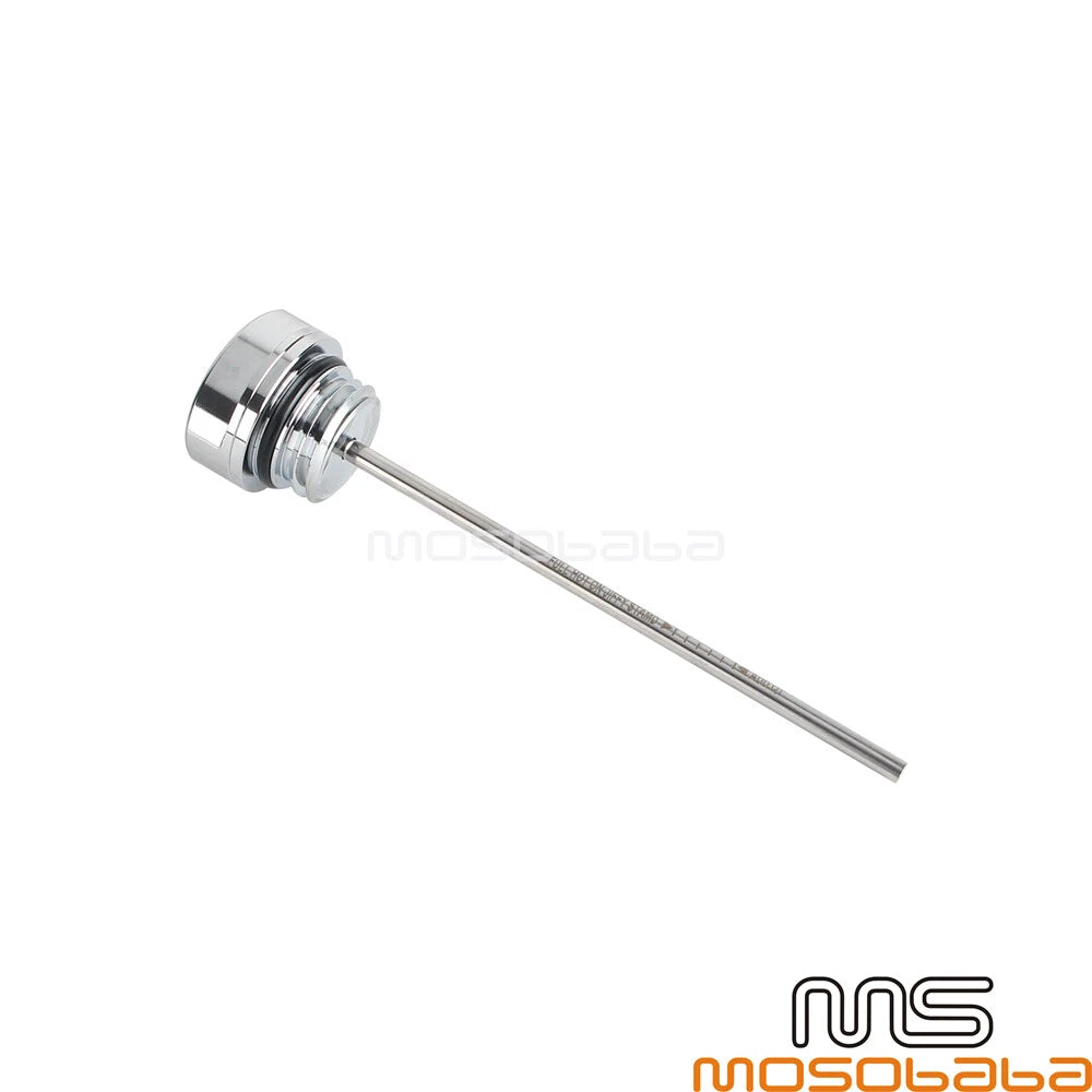 Chrome Oil Dipstick with Temp Gauge for Harley Street Glide FLHX FLHXS (2017)