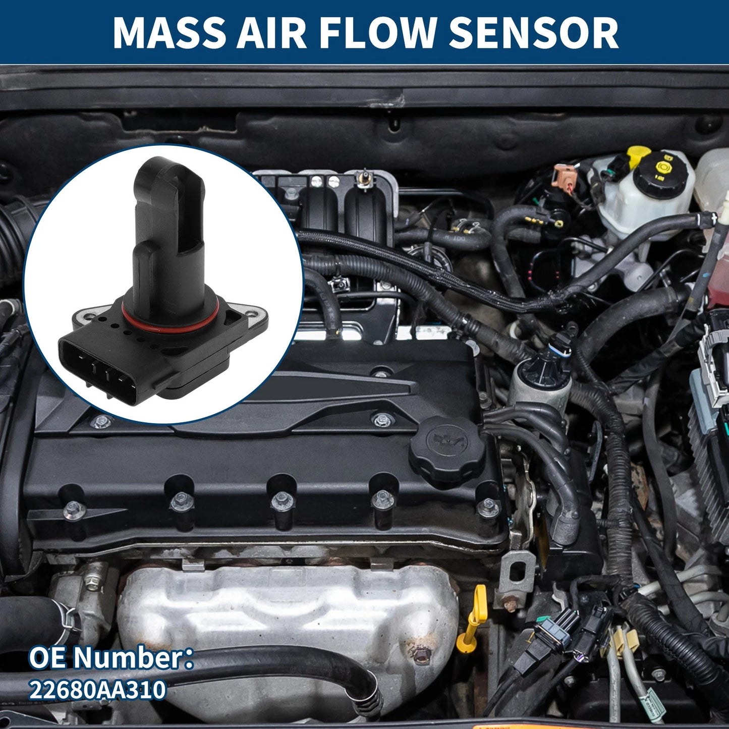 Mass Air Flow Sensor for Subaru Forester (1997-2002) 1 Pc