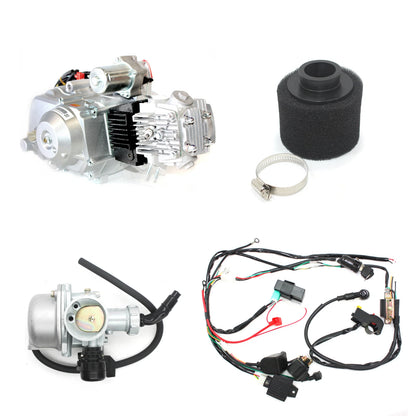 125cc Auto Engine Motor & Wiring Kit for BT QUAD DIRT BIKE ATV BUGGY