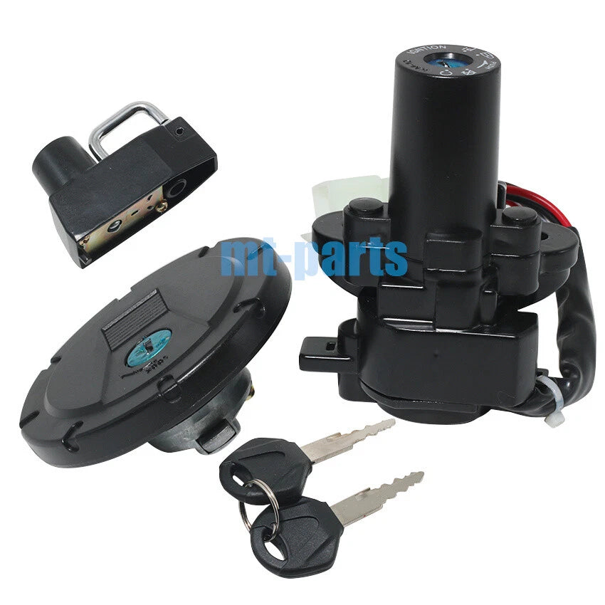 Ignition Key Switch & Fuel Tank Cap Lock Set for Kawasaki KLX125 D-Tracker (2010-14)