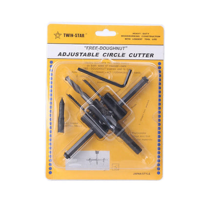 30mm-120mm Adjustable Metal Wood Circle Hole Saw Drill Bit Cutter for DIY