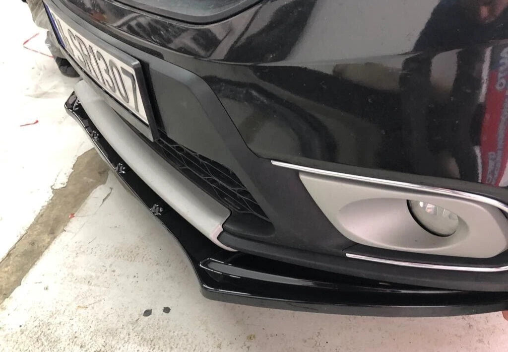 Front Bumper Lip Splitter Spoiler for Dacia Sandero (2013-2023) 3 Pcs