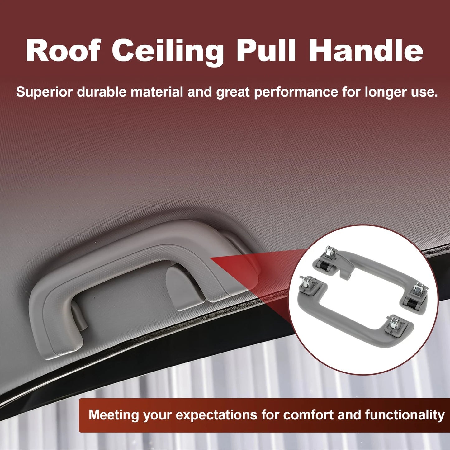 4 Pcs Roof Pull Handle for Toyota Corolla 4Runner RAV4 Highlander (2003-2023)