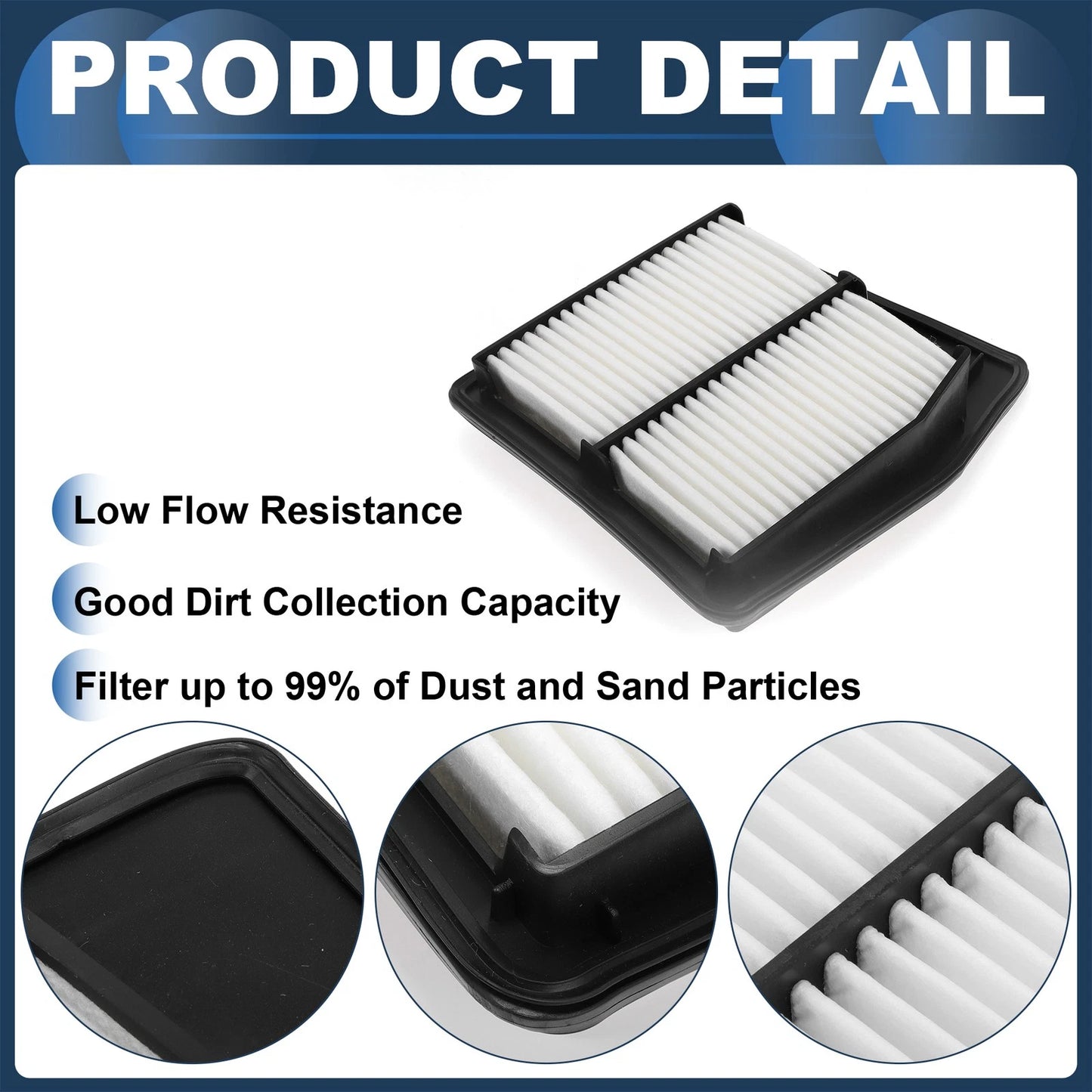 Car Engine Air Filter for Acura TSX (2009-2014)