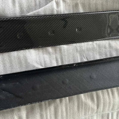 Real Carbon Fiber Door Sill Plate Strip Trim for Nissan 350Z Z33 2003-2008