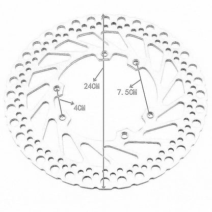 Front Brake Disc for Honda CRF450R CR250 CRF250R (2002-2023)
