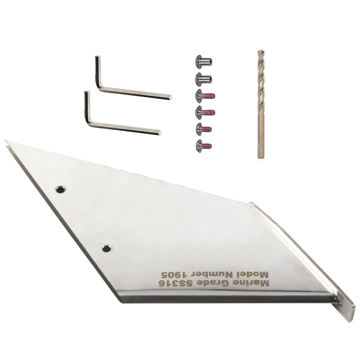 Stainless Steel Skeg Guard for Mercury 200-250HP Optimax & Pro XS