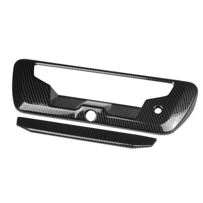 Carbon Fiber Style Tailgate Handle Cover for Nissan Frontier (2022-2023)