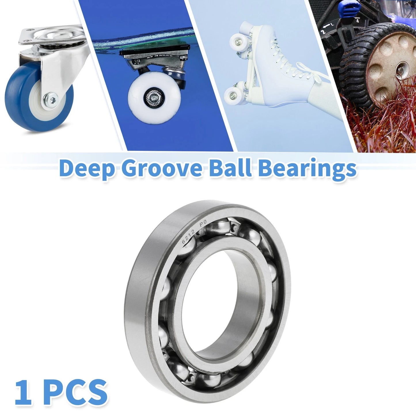 Deep Groove Ball Bearings / 60x110x22mm 1 Pc / Scooter Skateboard Wheel