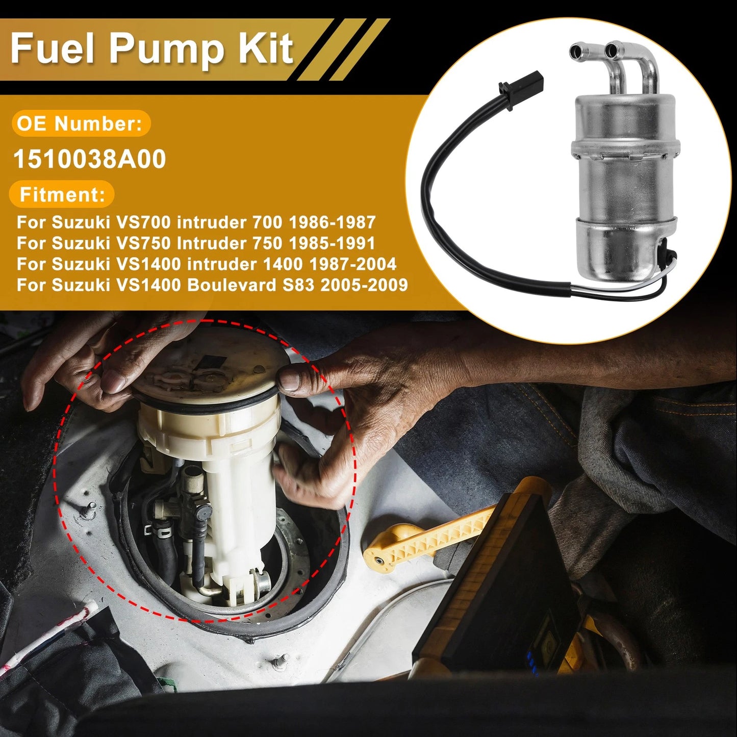 Fuel Pump Set for Suzuki VS700 Intruder 700 (1986-1987)