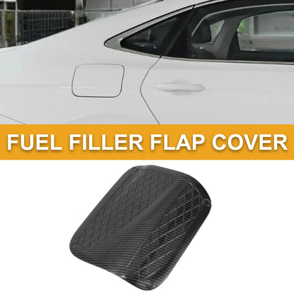 Fuel Tank Door Cap for Toyota Camry 2018-2023 Carbon Fiber Black