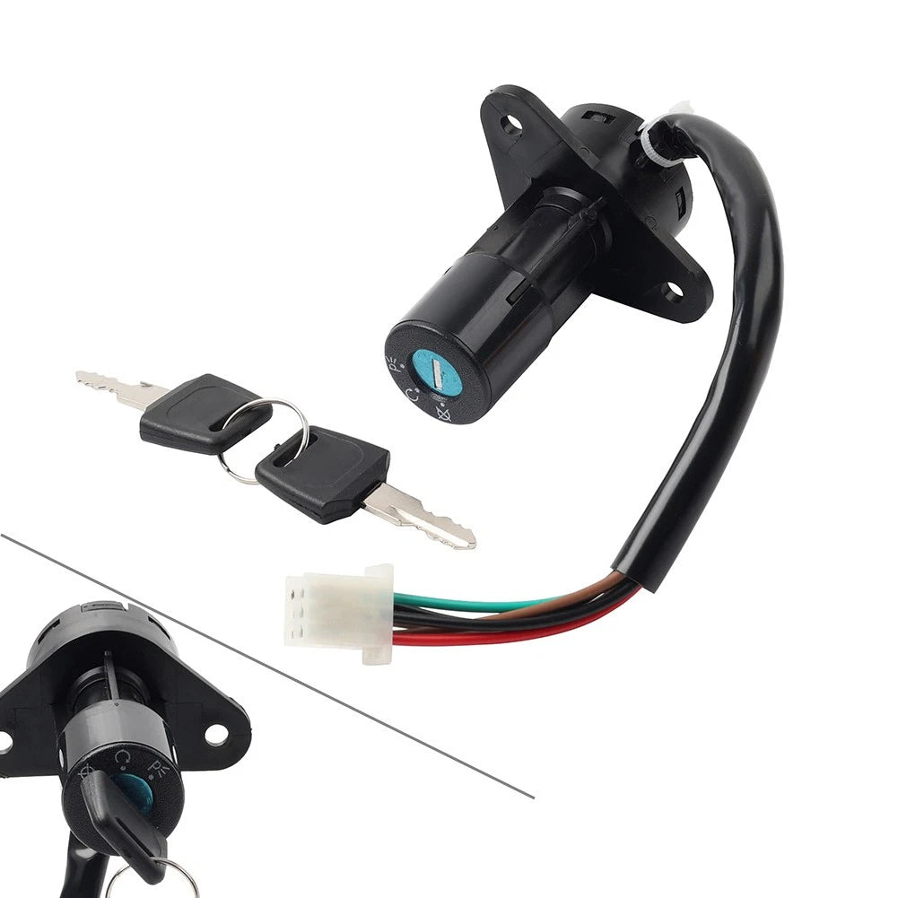 Motorcycle Security Ignition Switch Lock w/ 2 Keys for Suzuki GS125