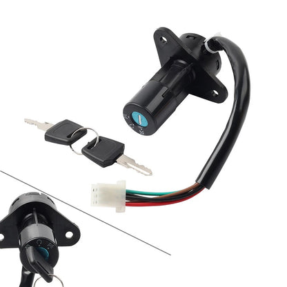Motorcycle Security Ignition Switch Lock w/ 2 Keys for Suzuki GS125
