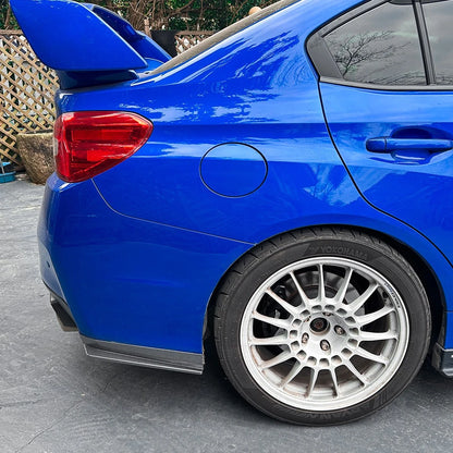 Set Rear Bumper Aprons Spats Carbon-ST for Subaru WRX STI (2015-2021)