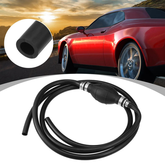 Hand Fuel Transfer Pump / 2m Long 8mm ID / Aluminum Joint for Car Motorcycle