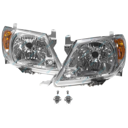 LH+RH Replacement HeadLights Pair for Toyota Hilux 2005-2008 Left Right L+R Set
