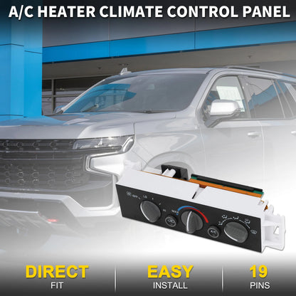 1 x A/C Heater Climate Control Switch for Chevrolet Silverado 1500