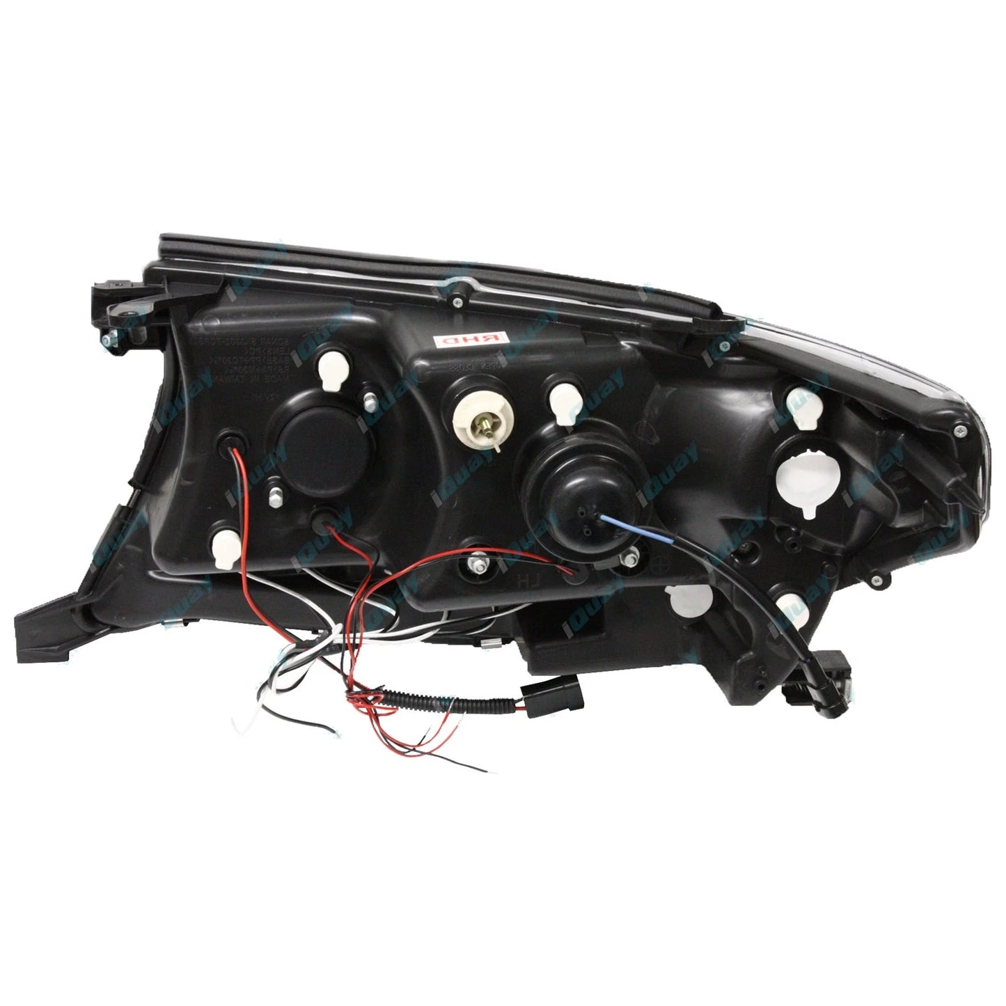 Angel-eye Projector LED Chrome Headlights for Landcruiser 200 Series (2007-2015)