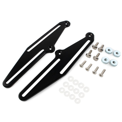 Windshield Bracket Adjuster Black for YAMAHA TENERE 700 (2019-2021) 2 x